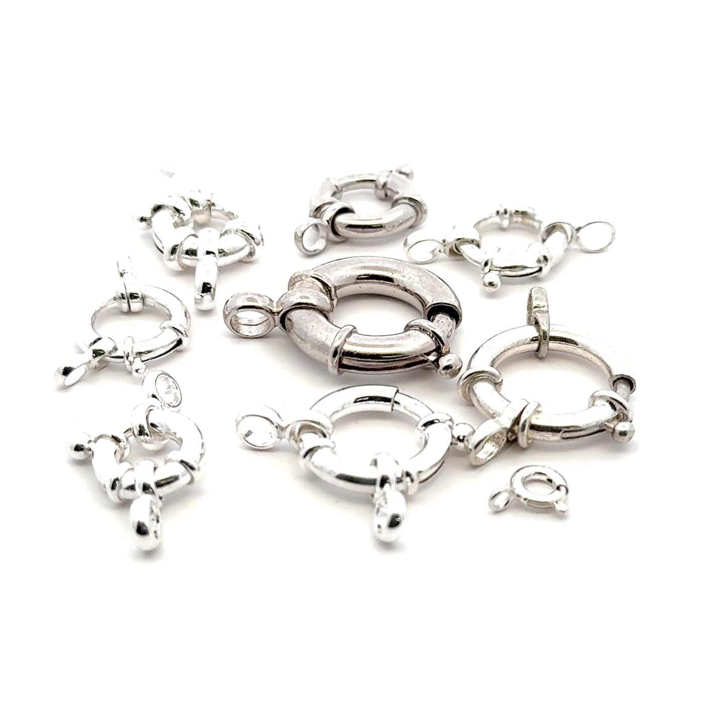 925 Sterling Silver Round Clasp
