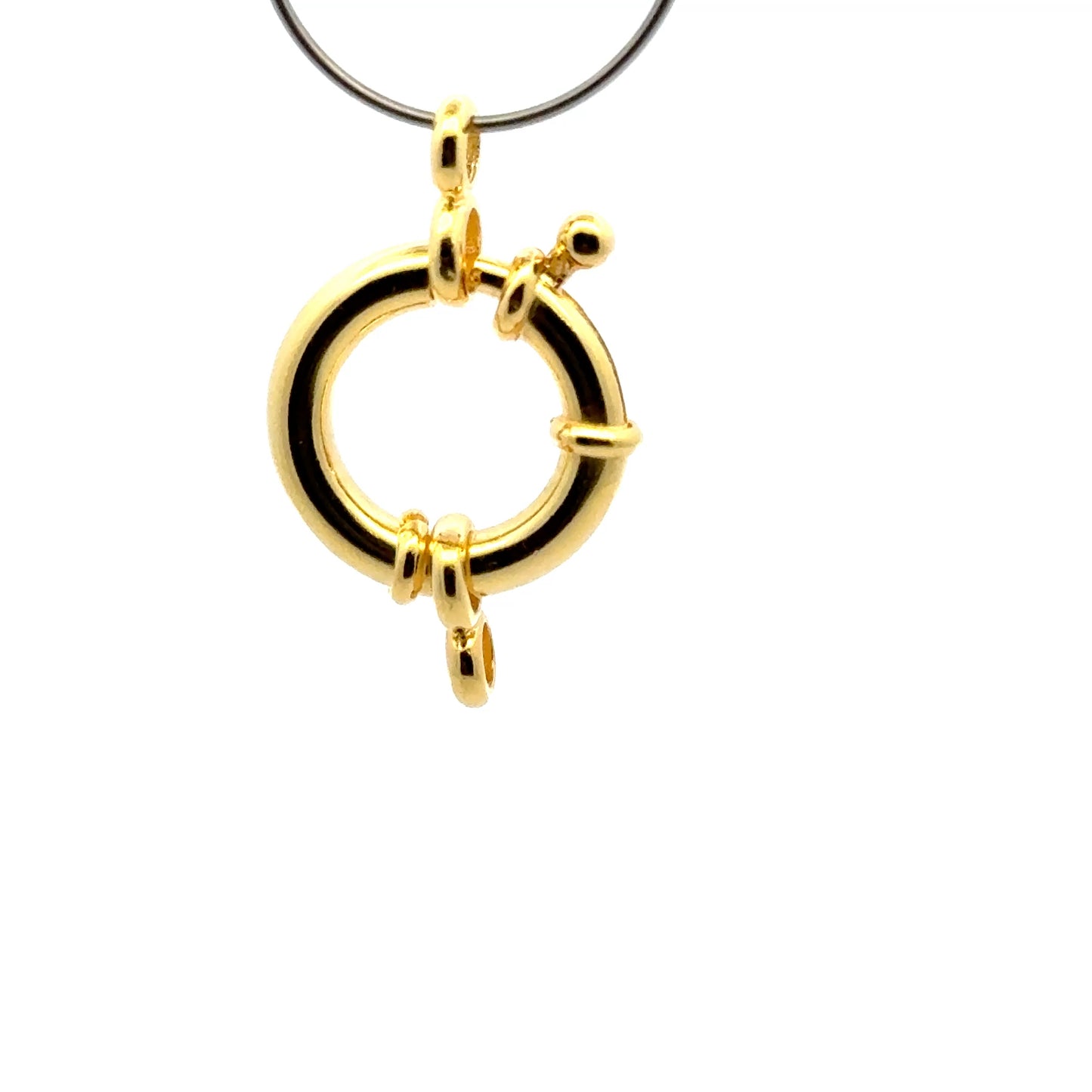 925 Sterling Silver Round Clasp