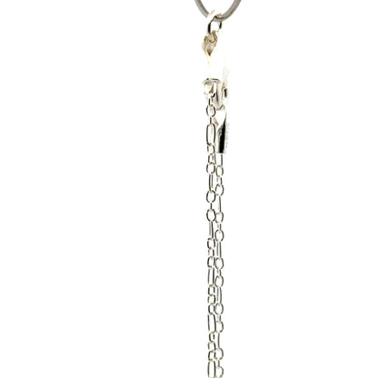 925 Sterling Silver Cable Figaro Chain
