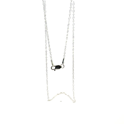 925 Sterling Silver Cable Figaro Chain