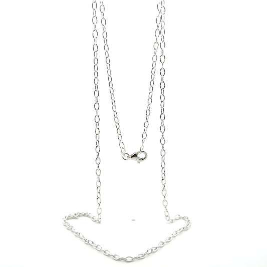 925 Sterling Silver Twisted Cable Chain