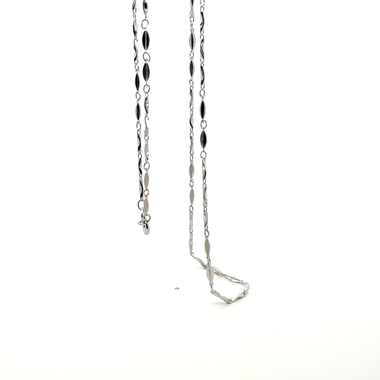 925 Sterling Silver Fancy Fob Chain