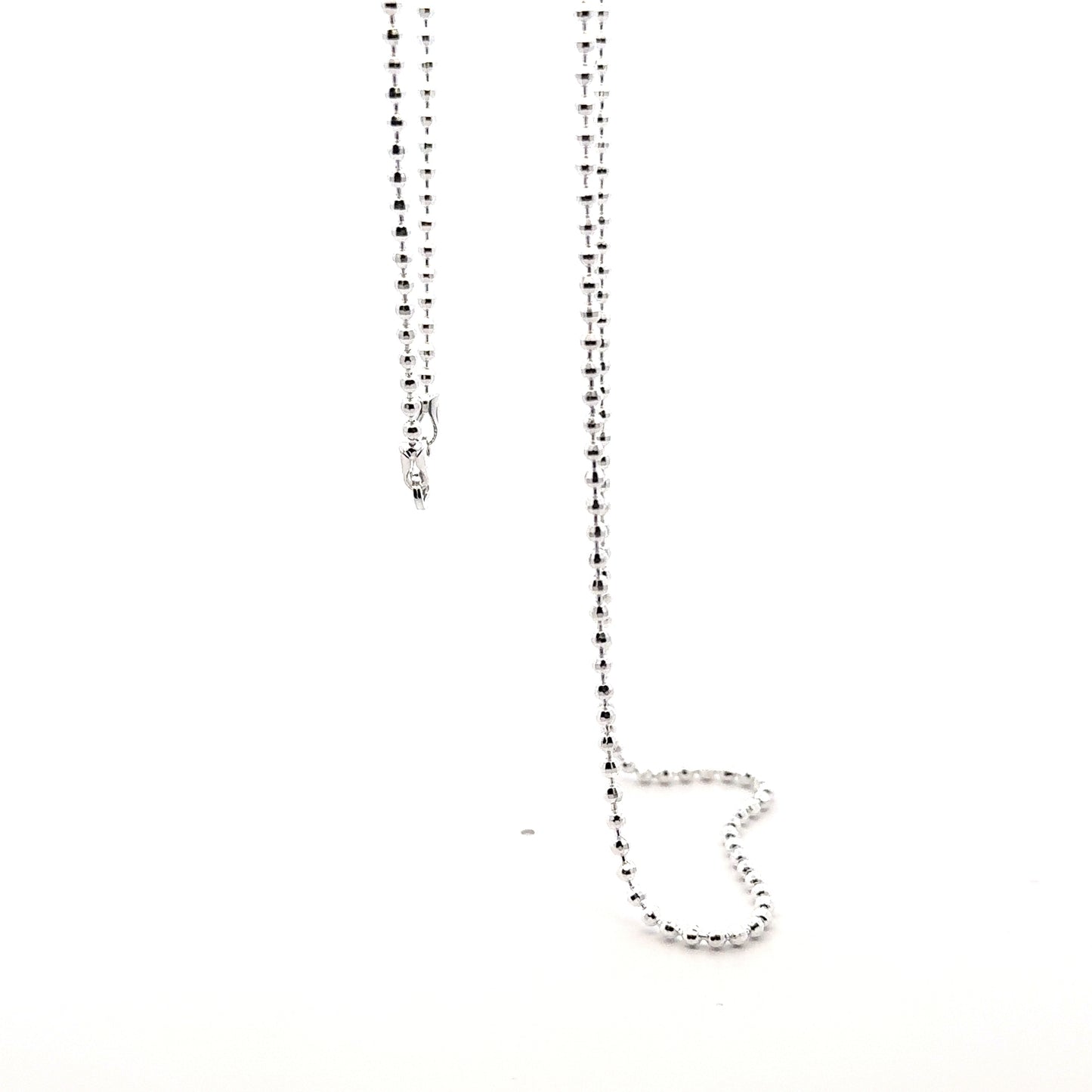 925 Sterling Silver Faceted Disco Ball Chain