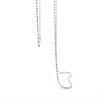 925 Sterling Silver Faceted Disco Ball Chain