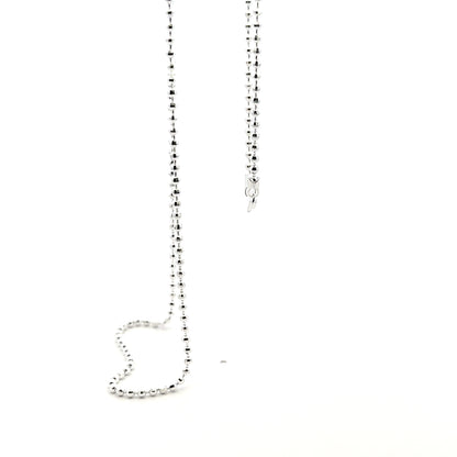 925 Sterling Silver Faceted Disco Ball Chain