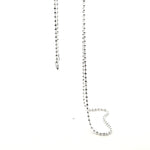 925 Sterling Silver Faceted Disco Ball Chain