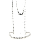 925 Sterling Silver Faceted Disco Ball Chain