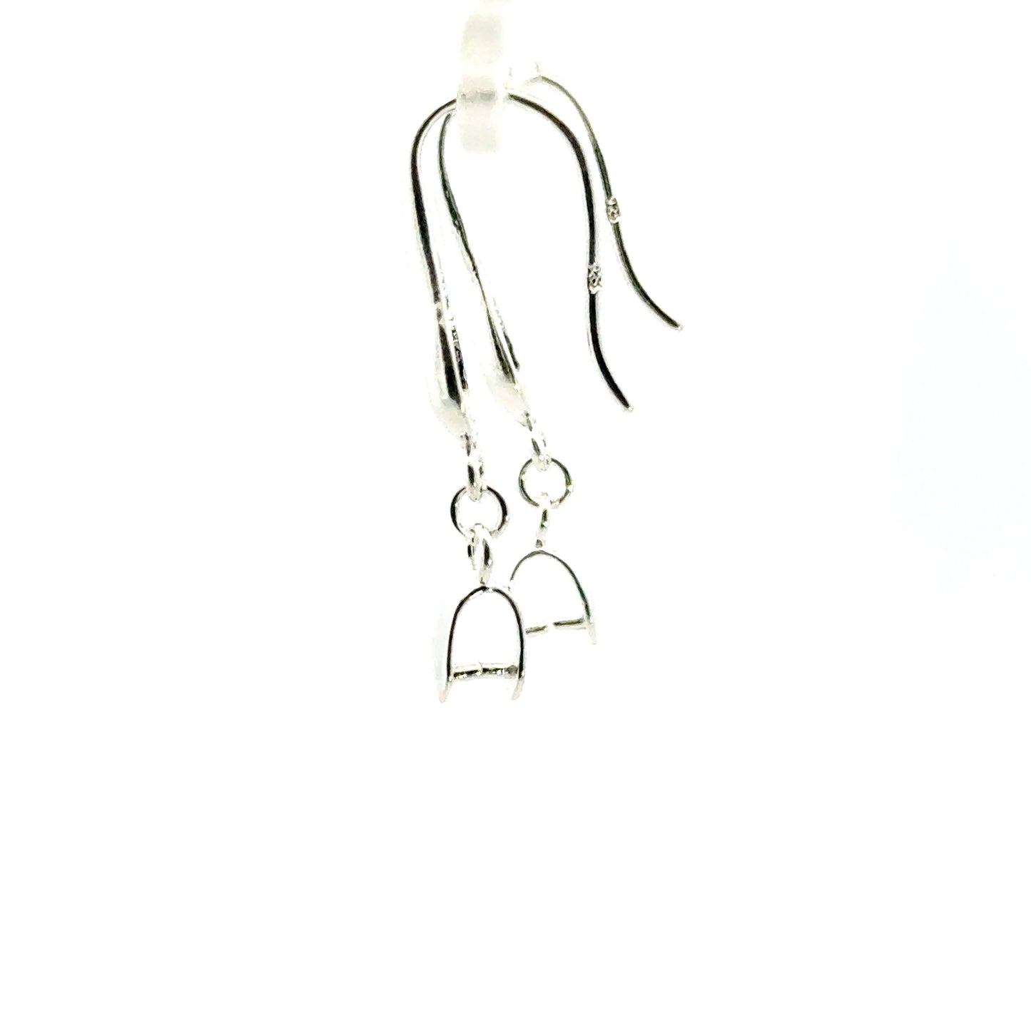 925 Sterling Silver Pair of Earring Hook Bail