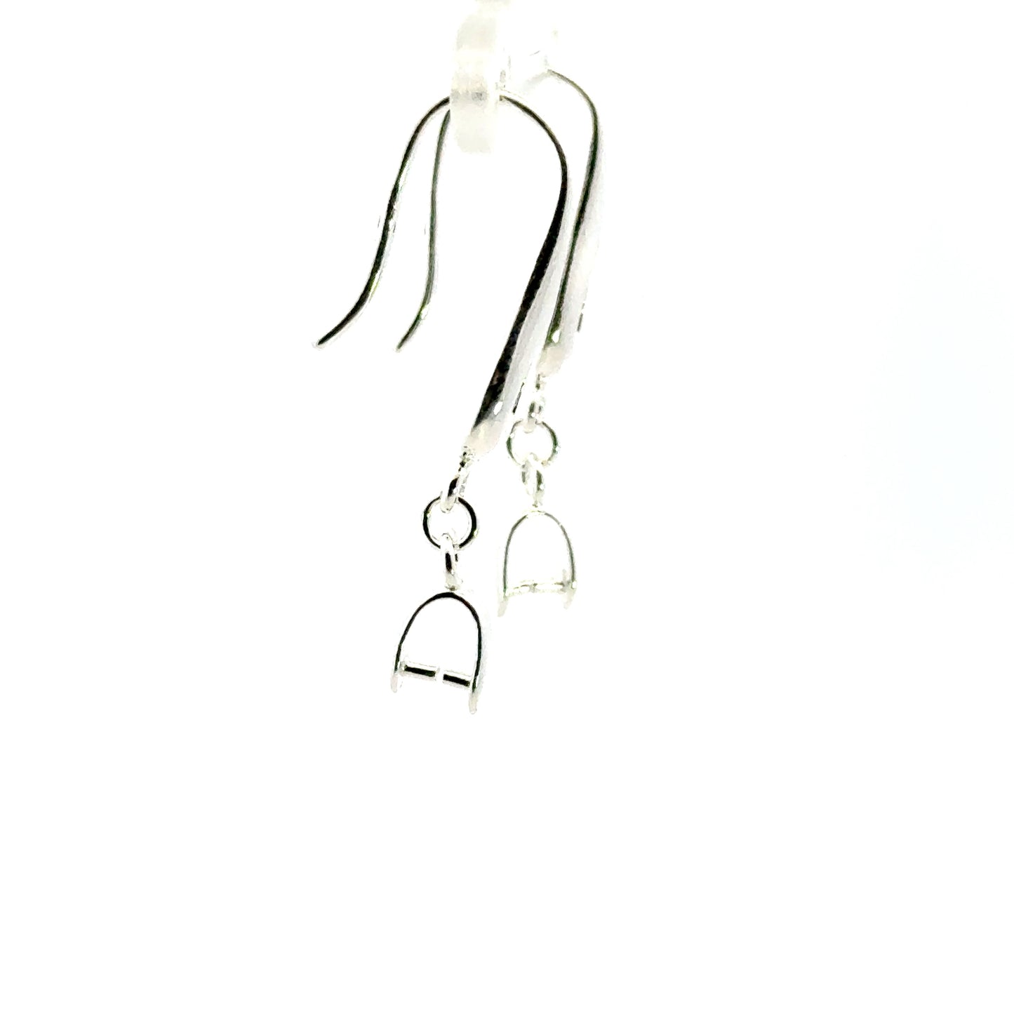 925 Sterling Silver Pair of Earring Hook Bail