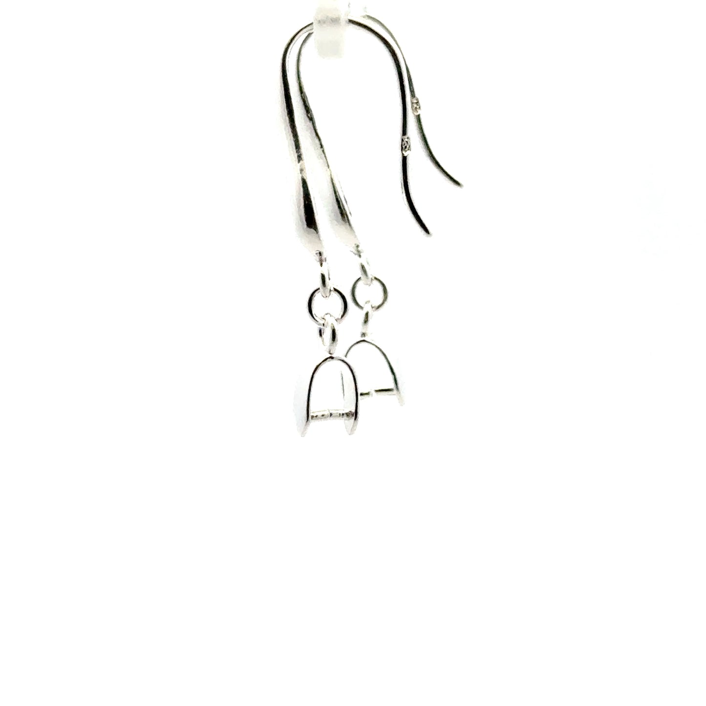 925 Sterling Silver Pair of Earring Hook Bail