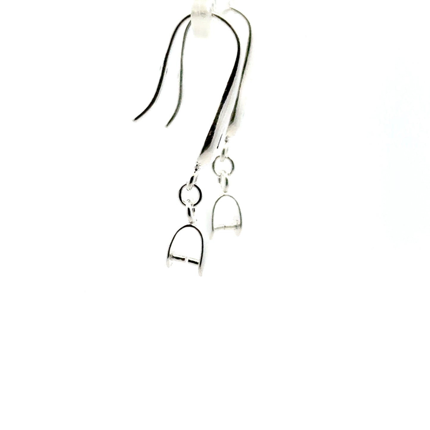 925 Sterling Silver Pair of Earring Hook Bail