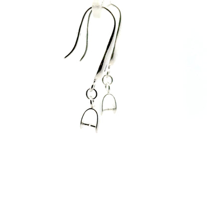 925 Sterling Silver Pair of Earring Hook Bail