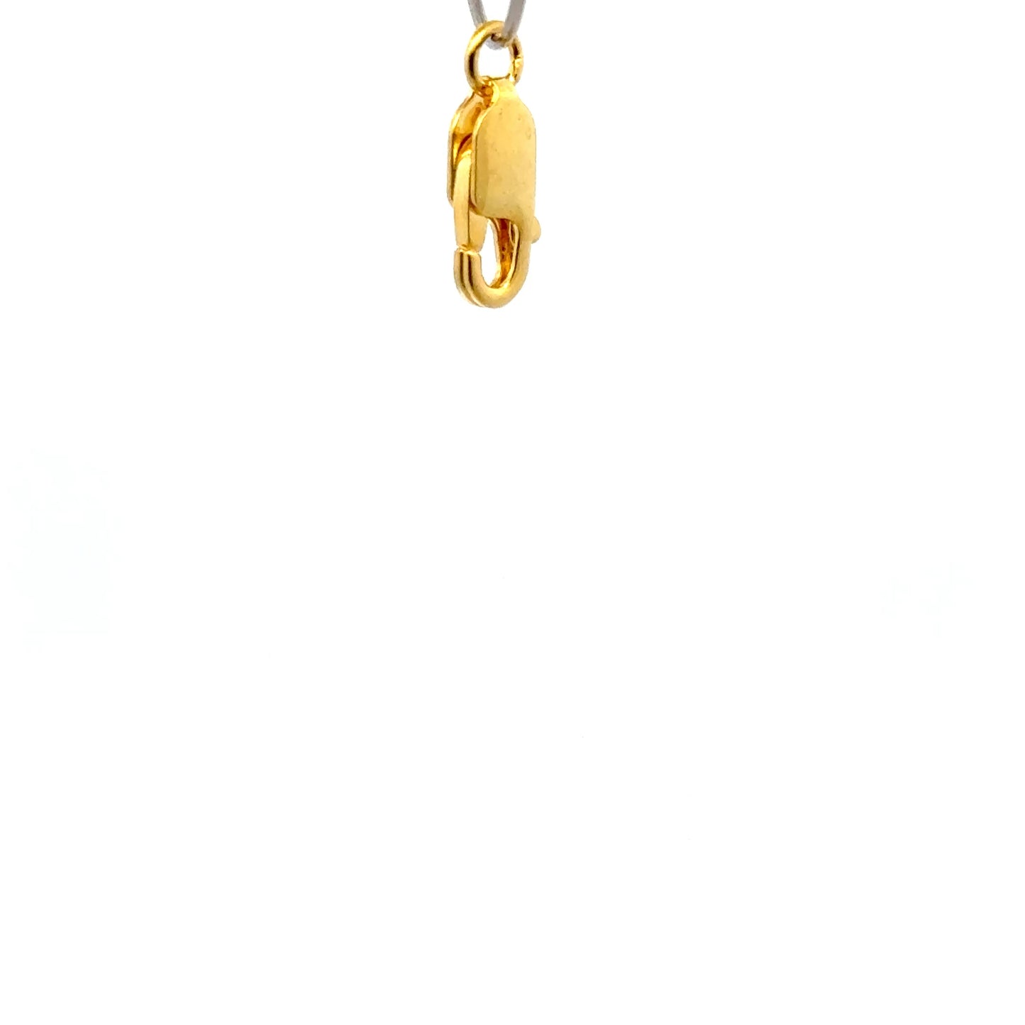 925 Sterling Silver Oblong Lobster Clasp Open Jump Ring