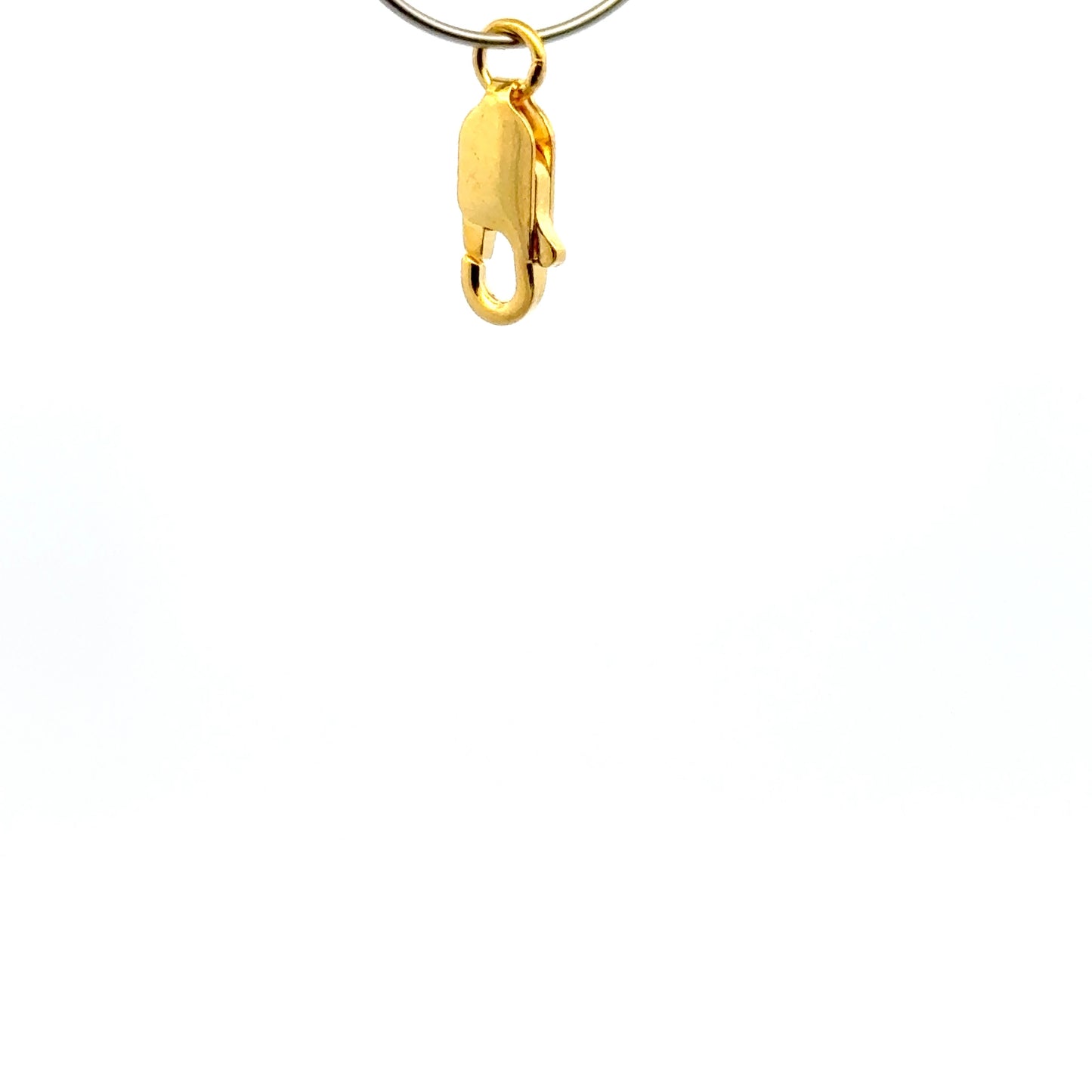 925 Sterling Silver Pack of 5 Oblong Lobster Clasp Close Jump Ring