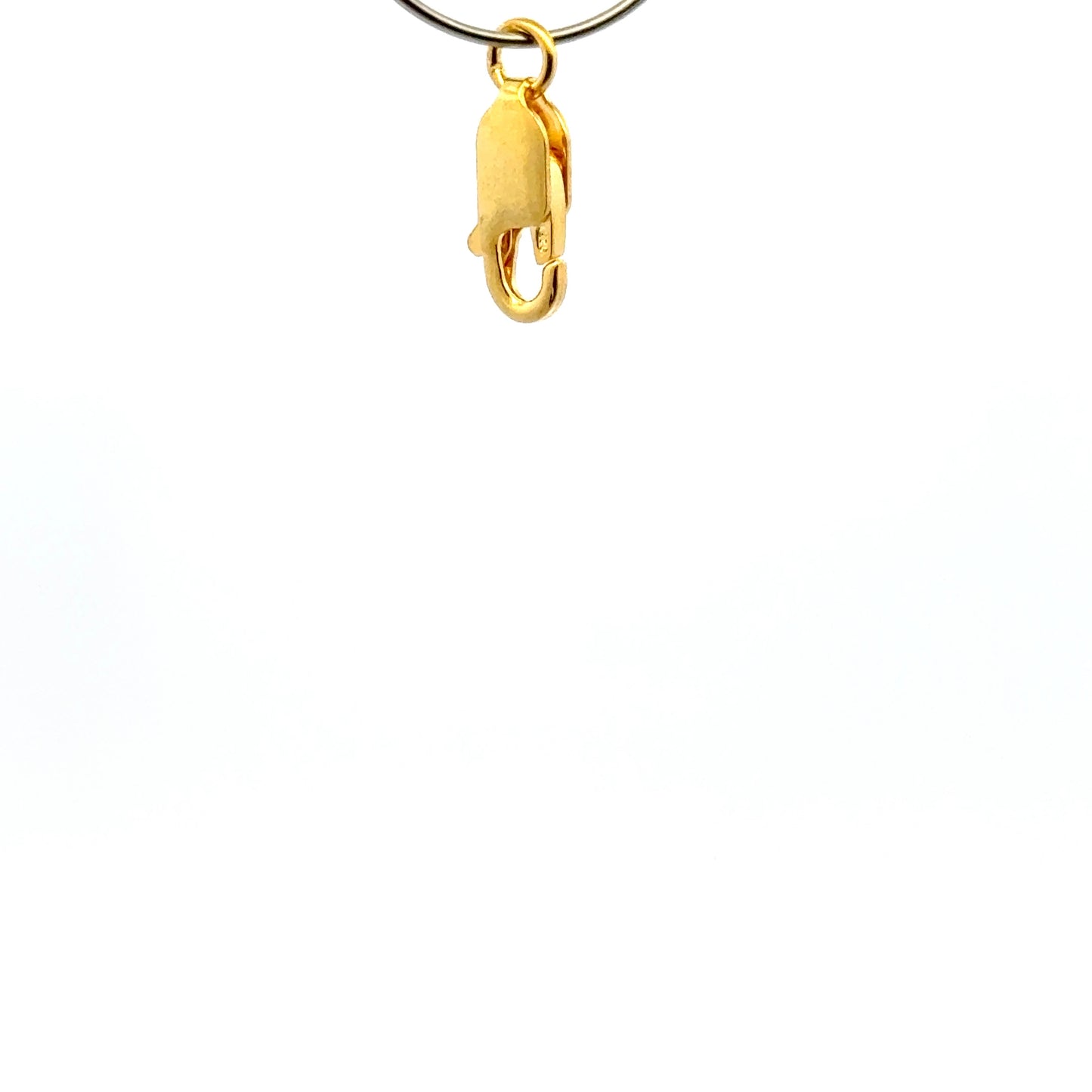 925 Sterling Silver Pack of 5 Oblong Lobster Clasp Close Jump Ring