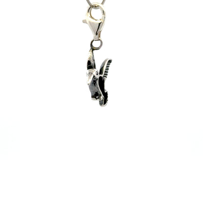 925 Sterling Silver Hummingbird with Tear-drop - Lobster Clasp
