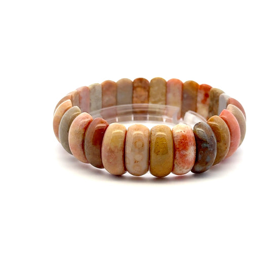 Fossilized Coral Bracelet – Natural Gemstone Jewelry