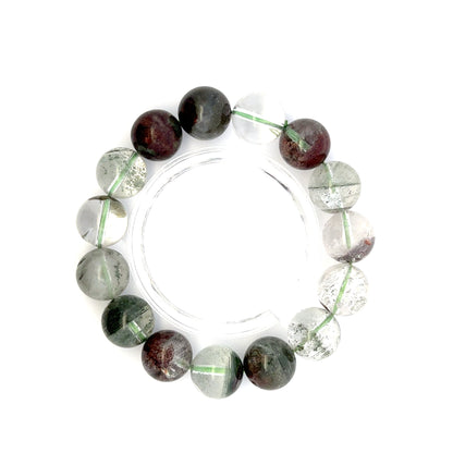 Lodolite Quartz Bracelet – Natural Garden-Included Gemston