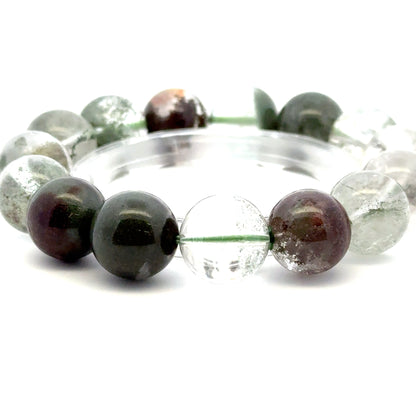 Lodolite Quartz Bracelet – Natural Garden-Included Gemston