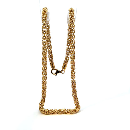 925 Sterling Silver Byzantine Chain