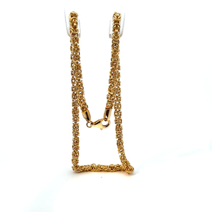 925 Sterling Silver Byzantine Chain