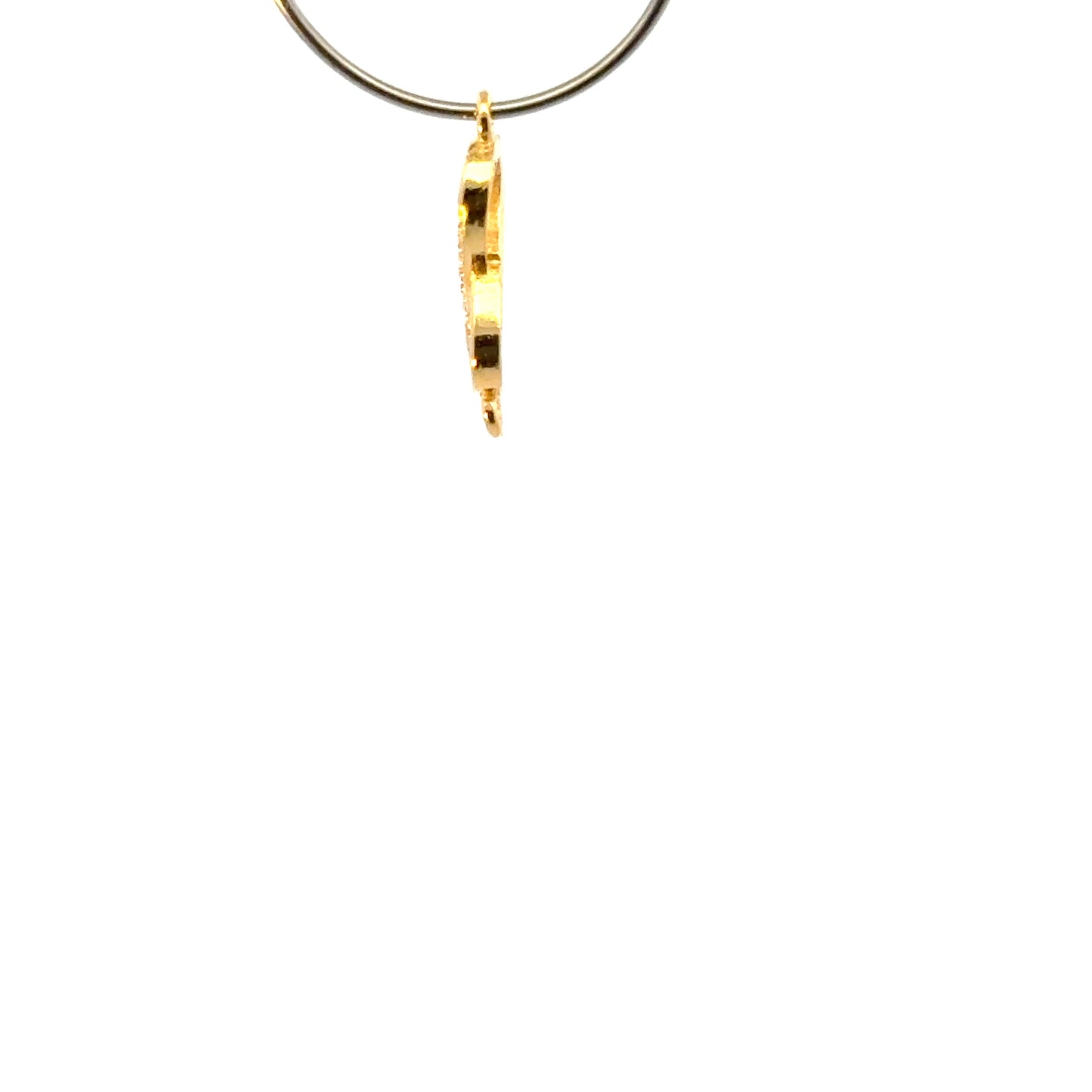 925 Sterling Silver  Figure 8 Connector with Cubic Zirconia