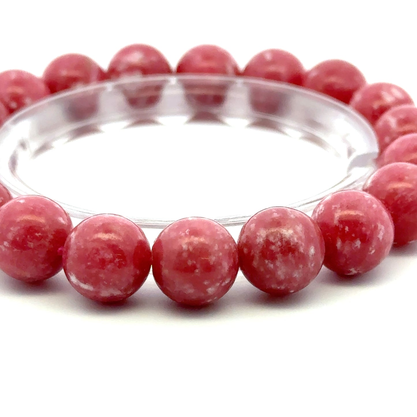 Thulite Bracelet – Natural Gemstone Jewelry - (AAAA Quality)