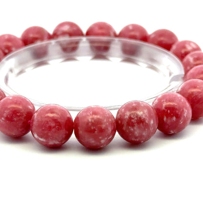Thulite Bracelet – Natural Gemstone Jewelry - (AAAA Quality)