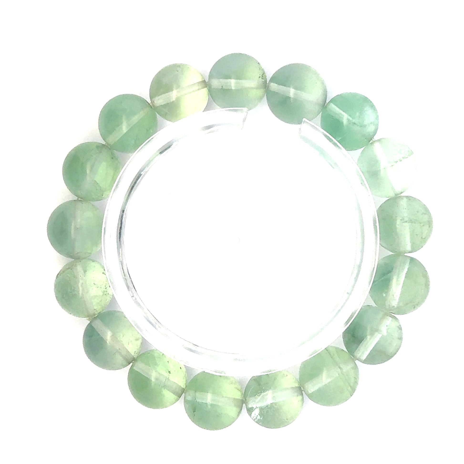 Green Fluorite Bracelet – Natural Gemstone Jewelry - (AAAA Quality)