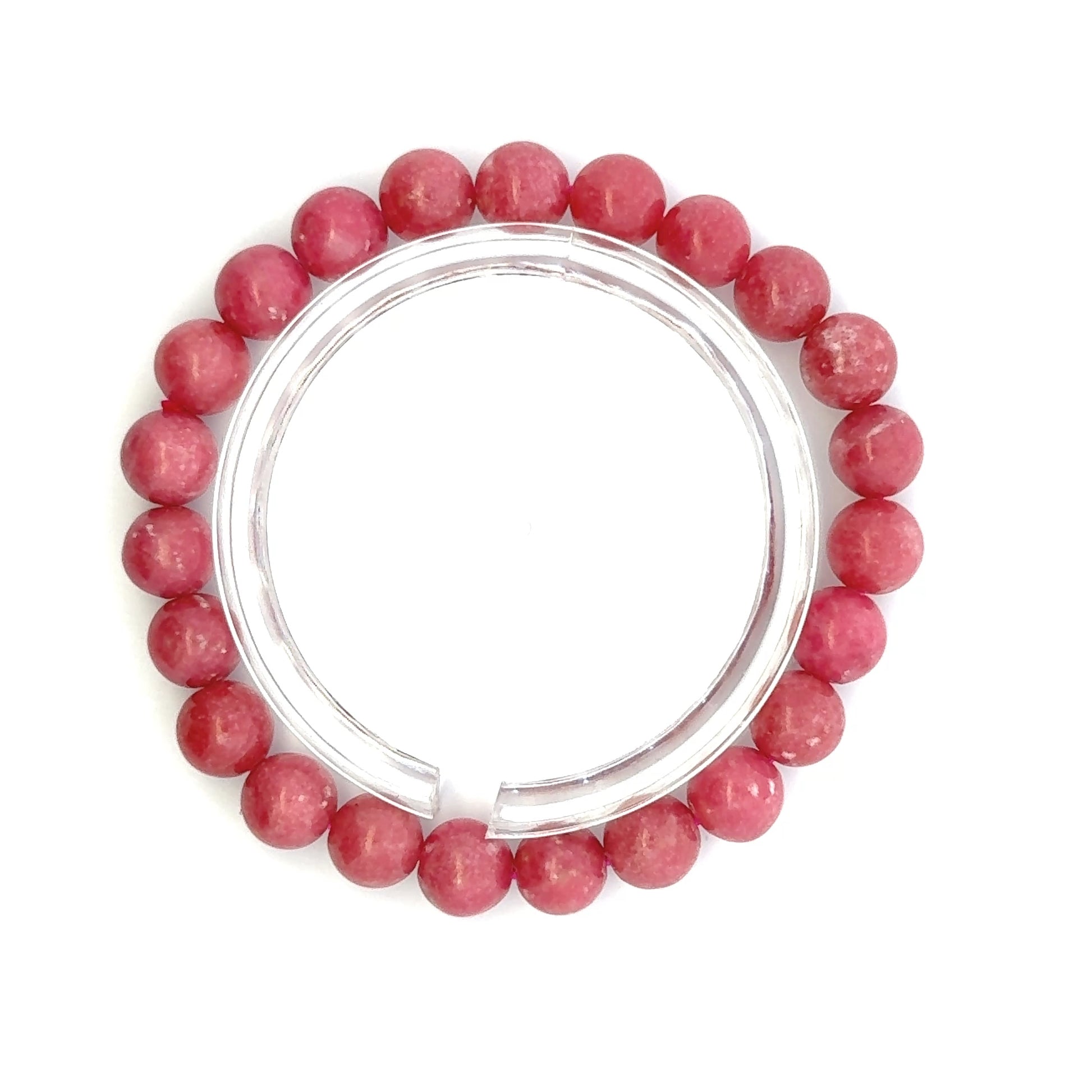 Thulite Bracelet – Natural Gemstone Jewelry - (AAAA Quality)