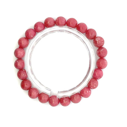 Thulite Bracelet – Natural Gemstone Jewelry - (AAAA Quality)