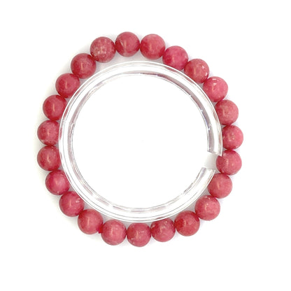 Thulite Bracelet – Natural Gemstone Jewelry - (AAAA Quality)