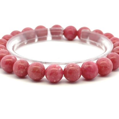 Thulite Bracelet – Natural Gemstone Jewelry - (AAAA Quality)