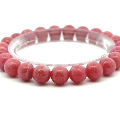 Thulite Bracelet – Natural Gemstone Jewelry - (AAAA Quality)