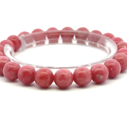 Thulite Bracelet – Natural Gemstone Jewelry - (AAAA Quality)
