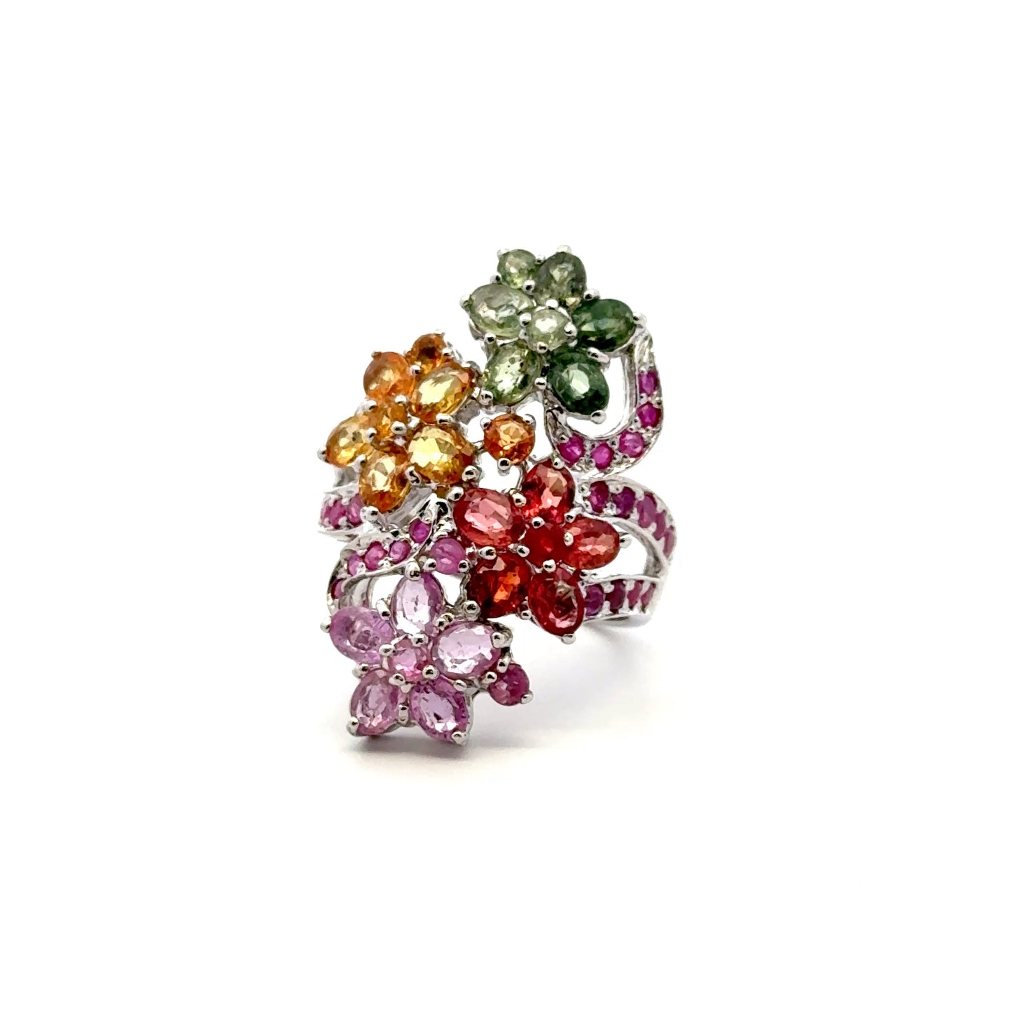 Ruby & Sapphire Jewelry Set
