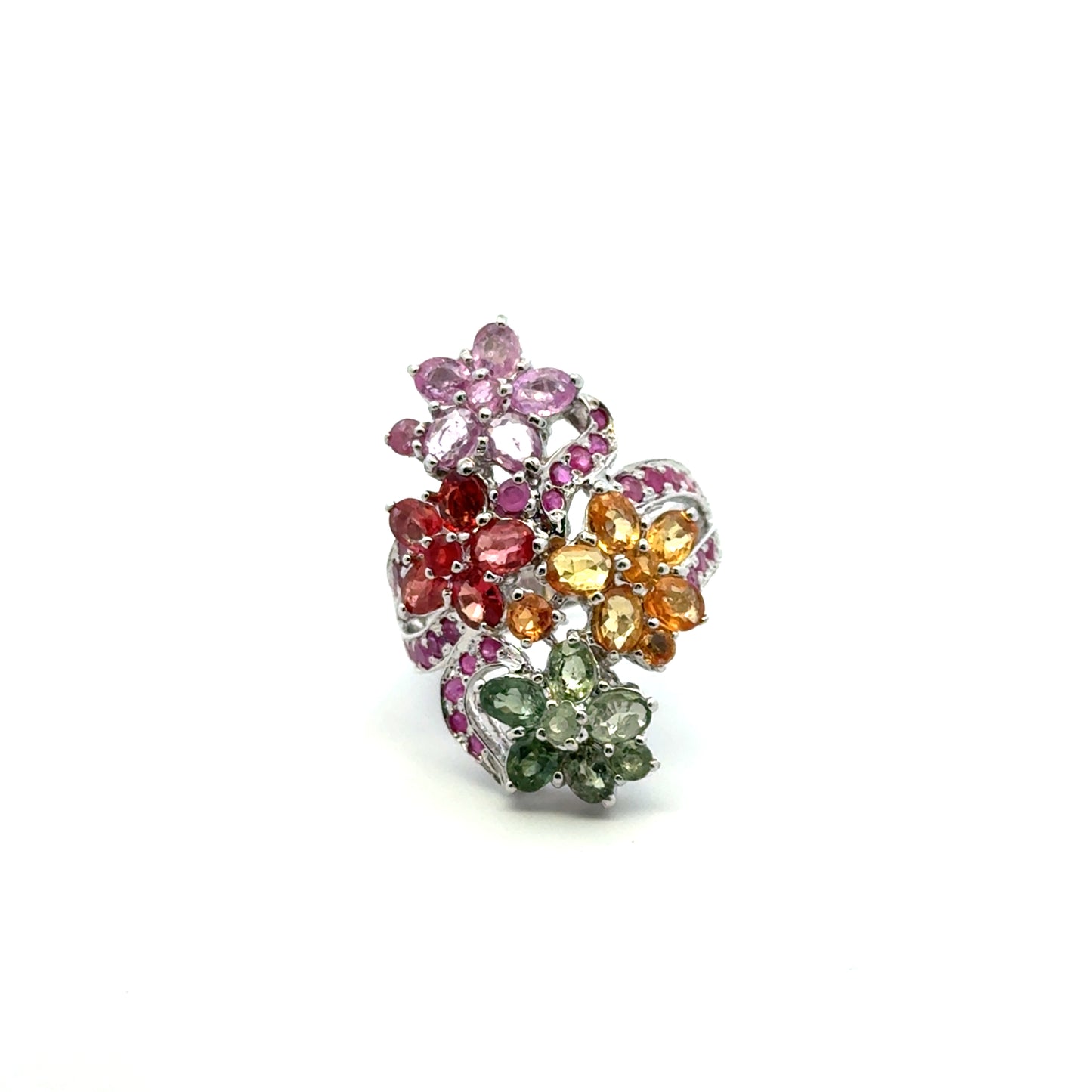 Ruby & Sapphire Jewelry Set