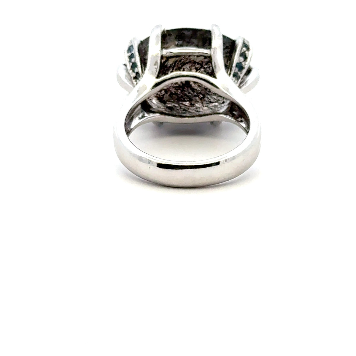 Sacred Seven with Sapphire Ring – 925 Sterling Silver – AAA Quality