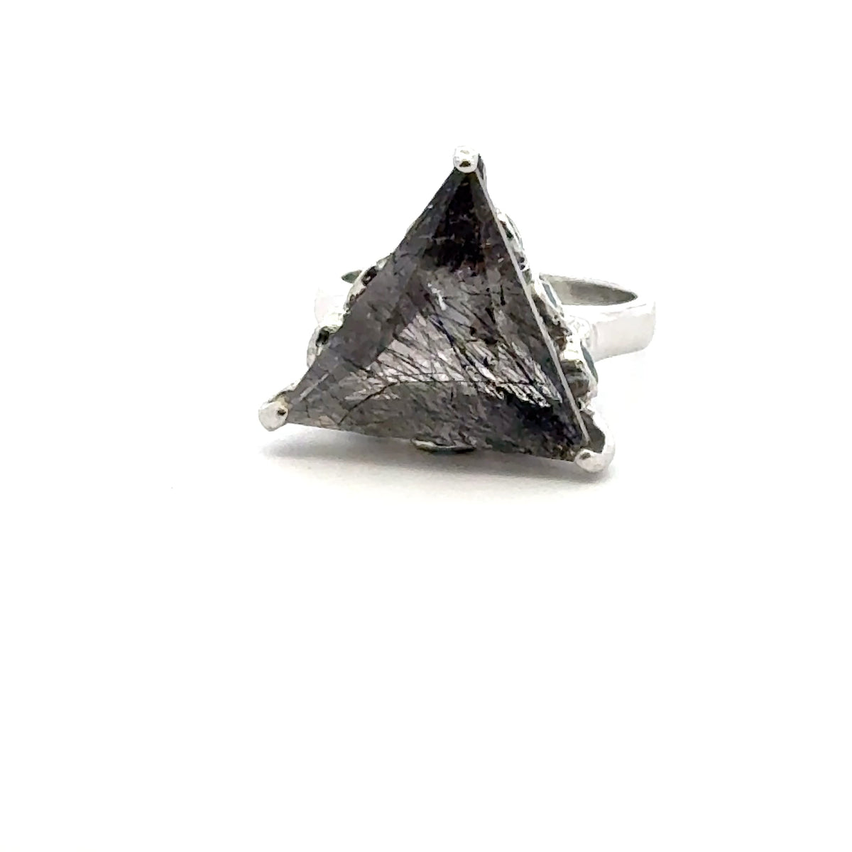 Sacred Seven with Sapphire Ring – 925 Sterling Silver – AAA Quality