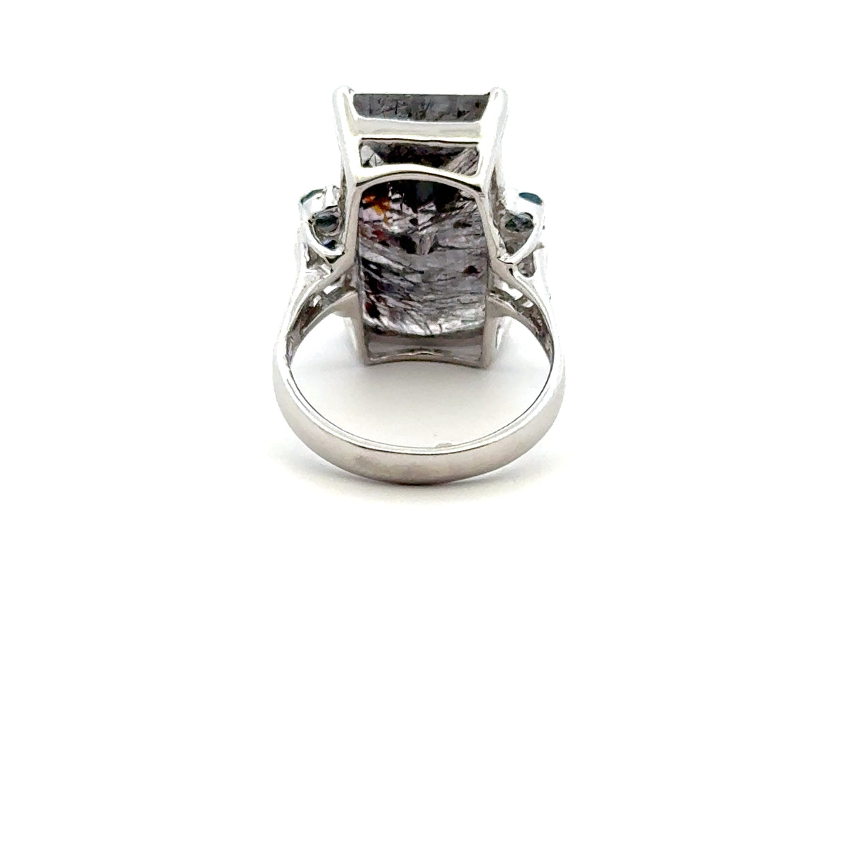 Sacred Seven with Sapphire Ring – 925 Sterling Silver –AAAA  Quality