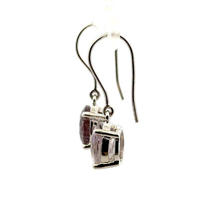 Sacred Seven Drop Earrings – Faceted Natural Gemstone Jewelry in 925 Sterling Silver