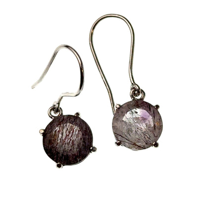 Sacred Seven Drop Earrings – Faceted Natural Gemstone Jewelry in 925 Sterling Silver