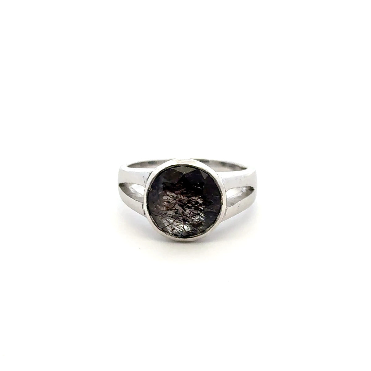 Sacred Seven Ring – Faceted Natural Gemstone Statement Ring in 925 Sterling Silver
