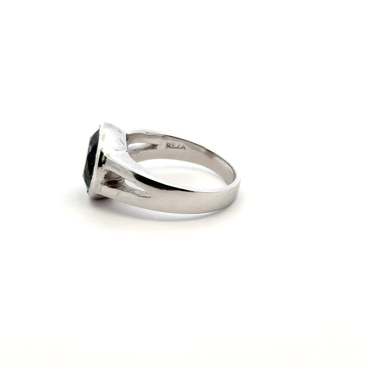 Sacred Seven Ring – Faceted Natural Gemstone Statement Ring in 925 Sterling Silver