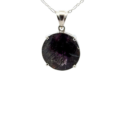 Sacred Seven Pendant – Faceted Natural Gemstone Jewelry in 925 Sterling Silver