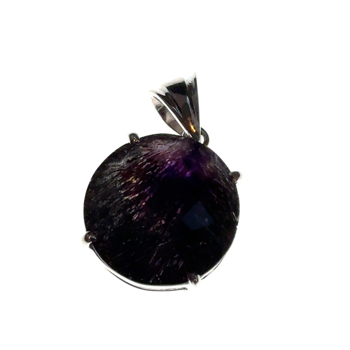 Sacred Seven Pendant – Faceted Natural Gemstone Jewelry in 925 Sterling Silver