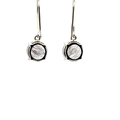 Sacred Seven Dangle Earrings – Brilliant-Cut Natural Gemstone Jewelry in 925 Sterling Silver