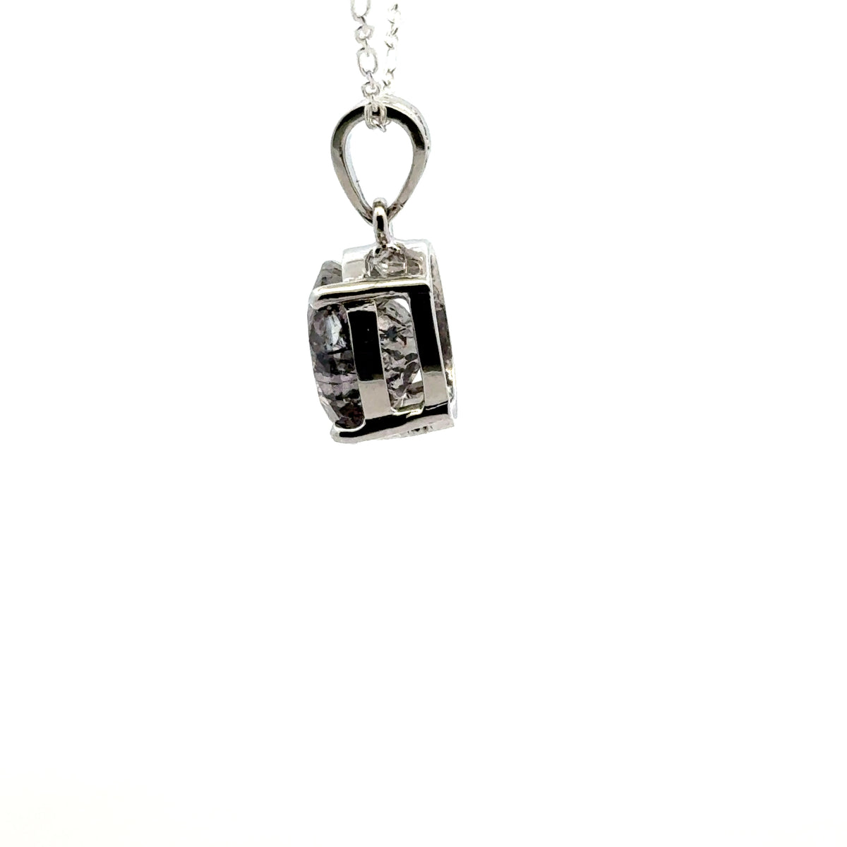 Sacred Seven Pendant – Brilliant-Cut Natural Crystal Jewelry in 925 Sterling Silver