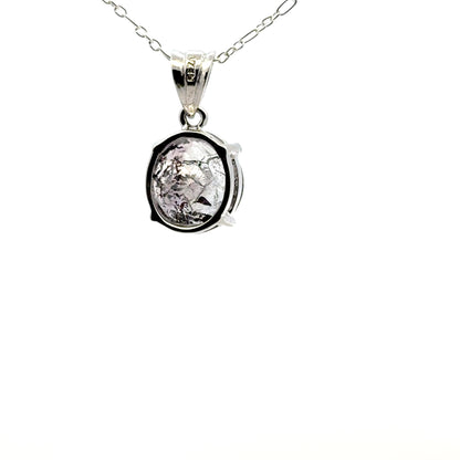 Sacred Seven Pendant – Brilliant-Cut Natural Crystal Jewelry in 925 Sterling Silver