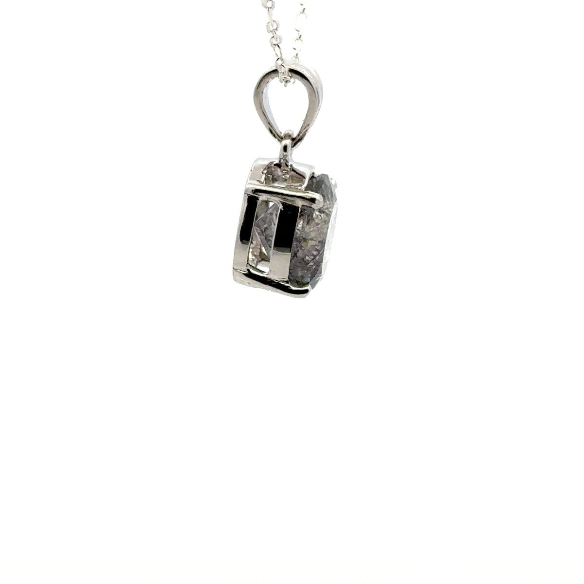 Sacred Seven Pendant – Brilliant-Cut Natural Crystal Jewelry in 925 Sterling Silver